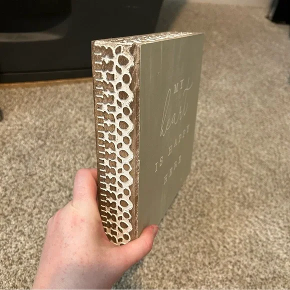 Green Decorative Sign with White Text - Picture 2 of 4